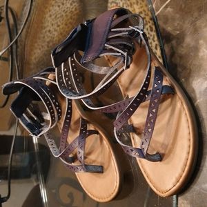 Grey sandles in excellent condition